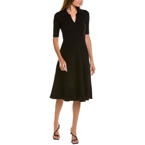 tahari linen shirt dress